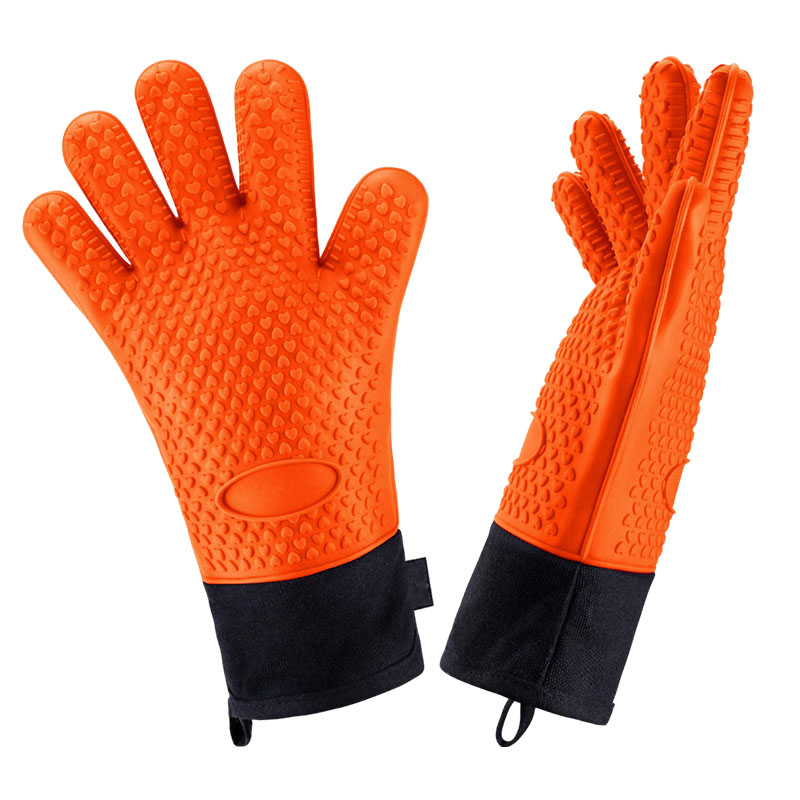 Silicone Anti-Scalding Mitts Kitchen Silicone Gloves Tray Dish Bowl Holder Baking Insulation